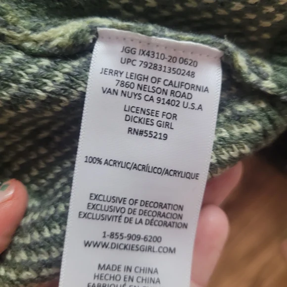 Dickies Camouflage Crew Neck Sweater - Picture 8 of 9